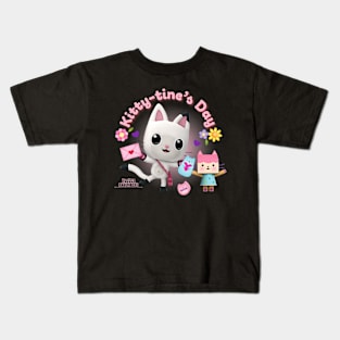 DreamWorks Gabby’s Dollhouse Kitty-tine’s Day Kids T-Shirt